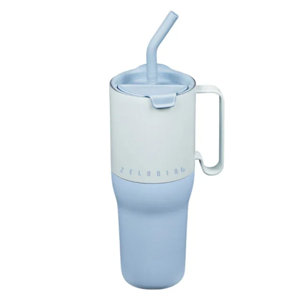 36oz Insulated Tumbler with Multi-Function Lid and Straw - Image 3