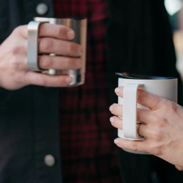 12 oz Insulated Stainless Steel Camp Mug - Image 5